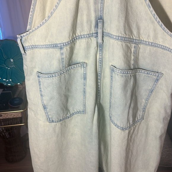 Women's Light Blue Denim Overalls - Picture 11 of 15